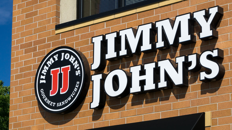 Jimmy John's exterior storefront sign