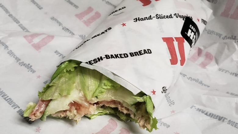 Totally Tuna Unwich in wrapper