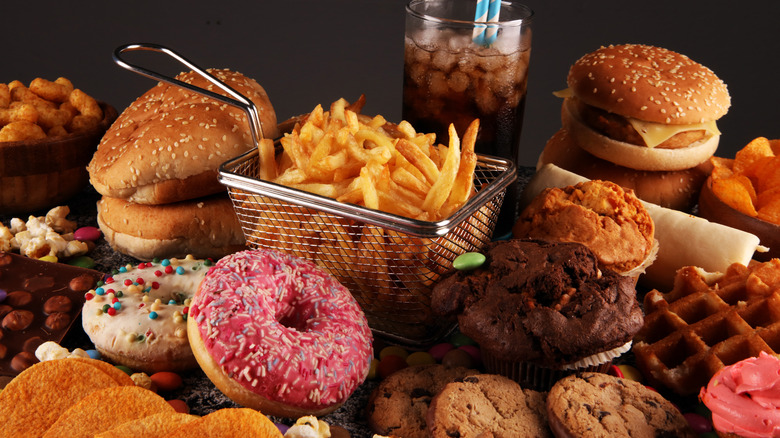 Junk food items