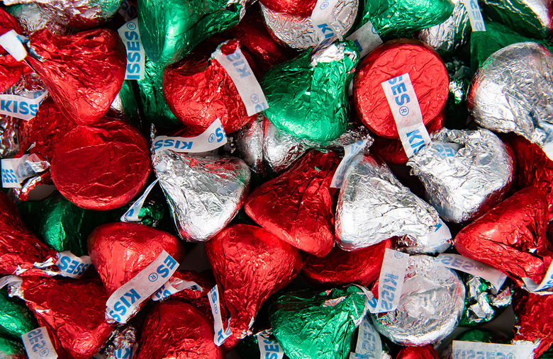 Why do Hershey's Kisses have paper sticking out the top?