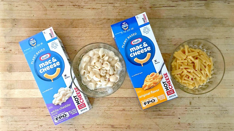 Kraft NotCheese flavor packages