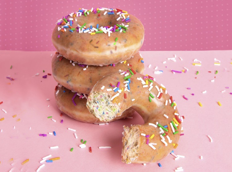 krispy kreme birthday doughnut