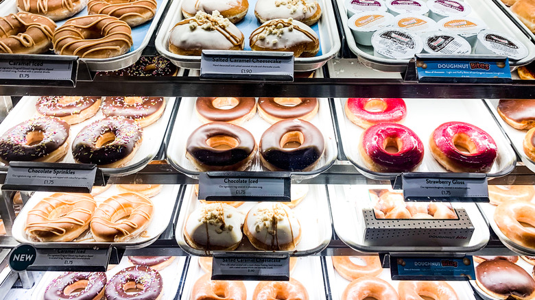 Krispy Kreme display in store