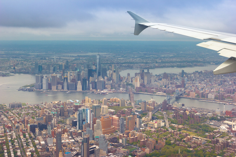 Chicago, Ill. or Dallas, Texas to New York, N.Y. (By Air)