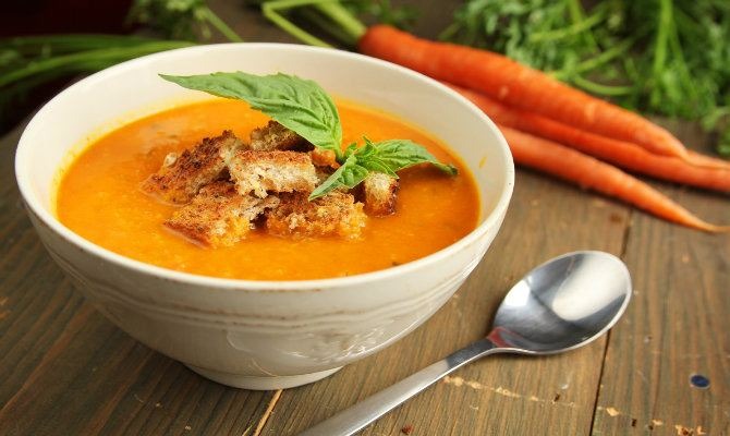 Lazy Roast Carrot Soup