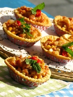 Lee Kum Kee Savory Egg and Bacon Tartlet