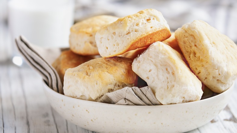 Biscuits in bowl