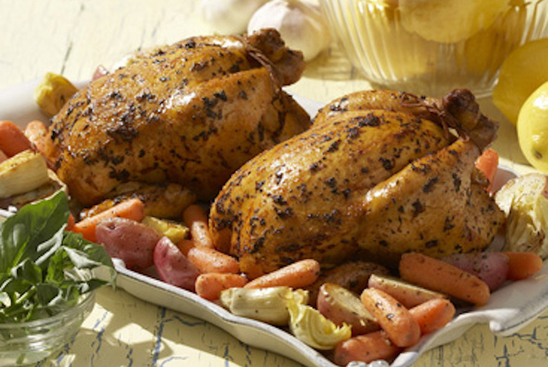 Lemon basil cornish hens