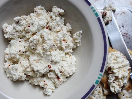 Lemon-Garlic Goat Cheese Dip Recipe