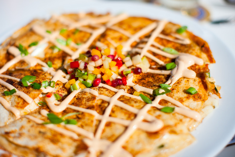 Lobster Quesadilla With Pineapple-Mango Relish recipe - The Daily Meal