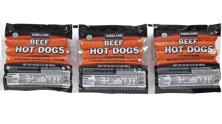 Kirkland Signature Beef Hot Dogs 3-pack