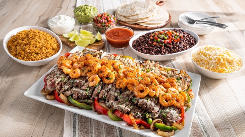 Chili's fajita trio for catering