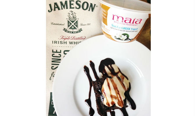 Yogurt Irish Brownies