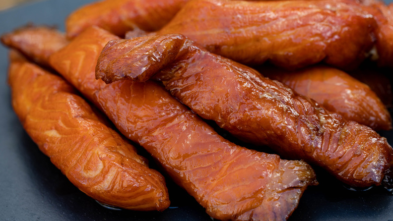 maple cured salmon