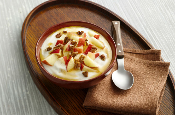 Maple-Pecan Apple Yogurt Bowl Recipe