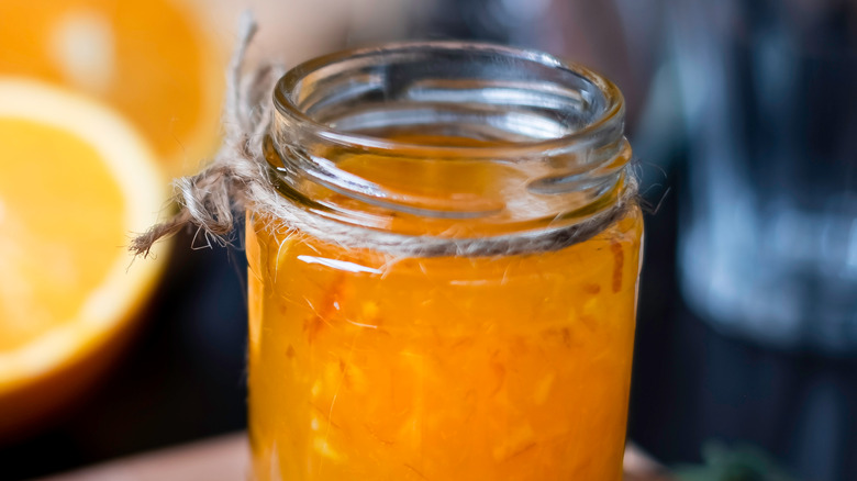 Jar of marmalade