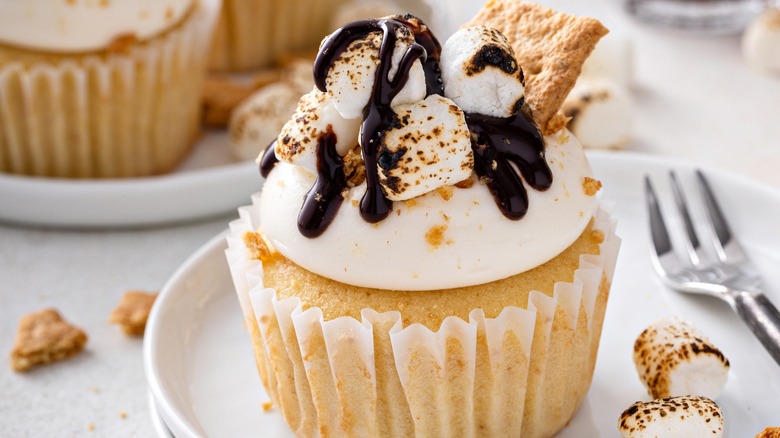S'mores cupcake