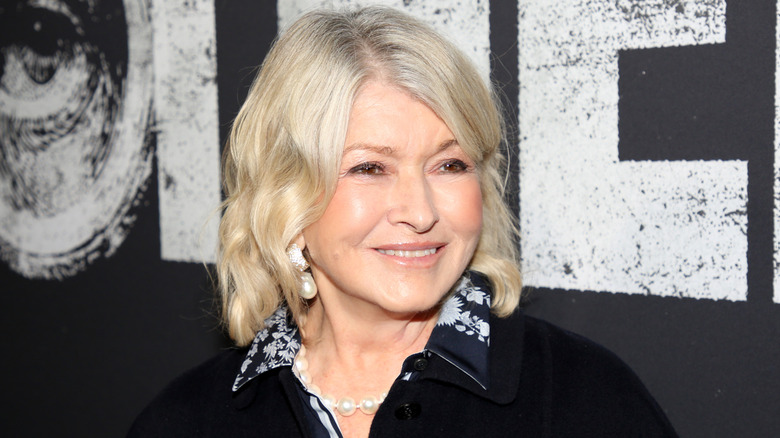 Martha Stewart at press event