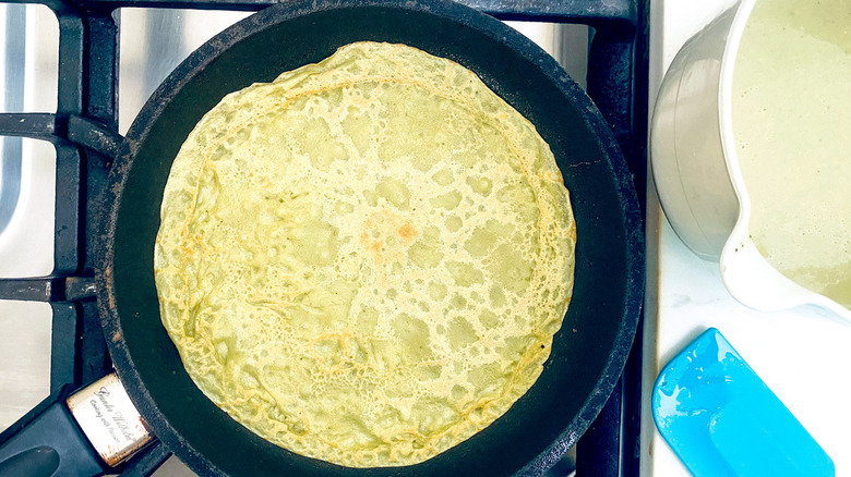 Cook the crepes