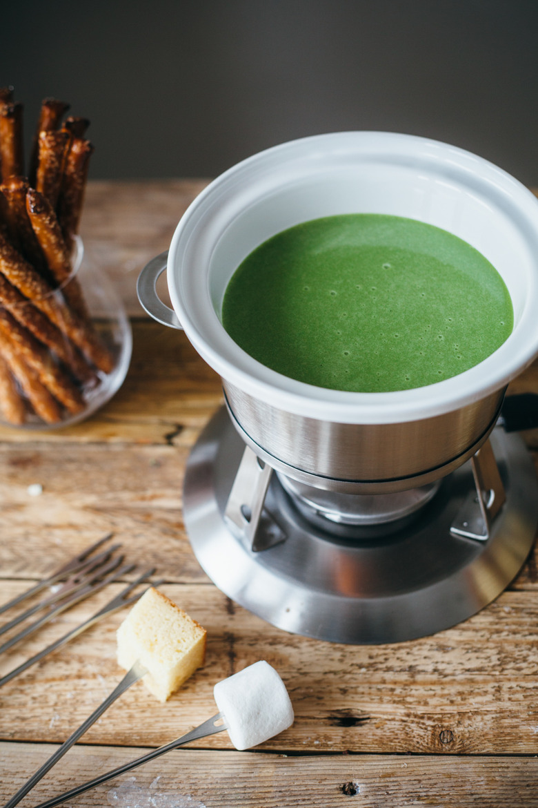 Matcha White Chocolate Fondue