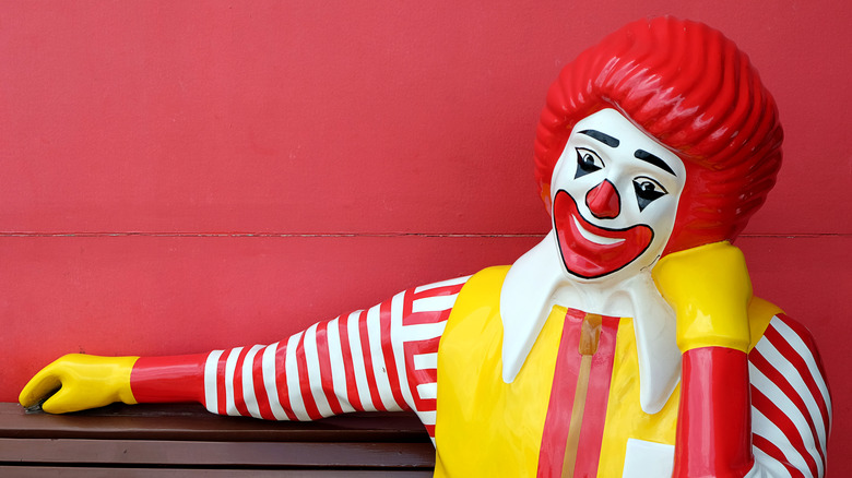 Ronald McDonald red background 