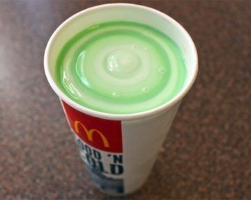 McDonald's Shamrock Shake