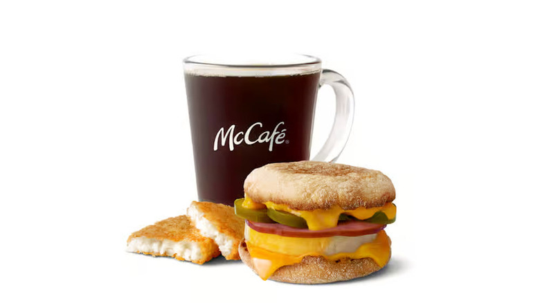 McDonald's Cheesy Jalapeño McMuffin meal