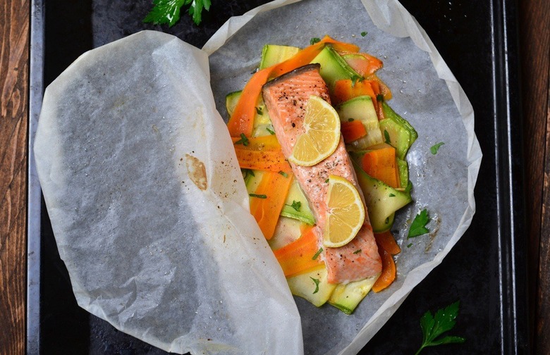 Mediterranean Salmon en Papillote
