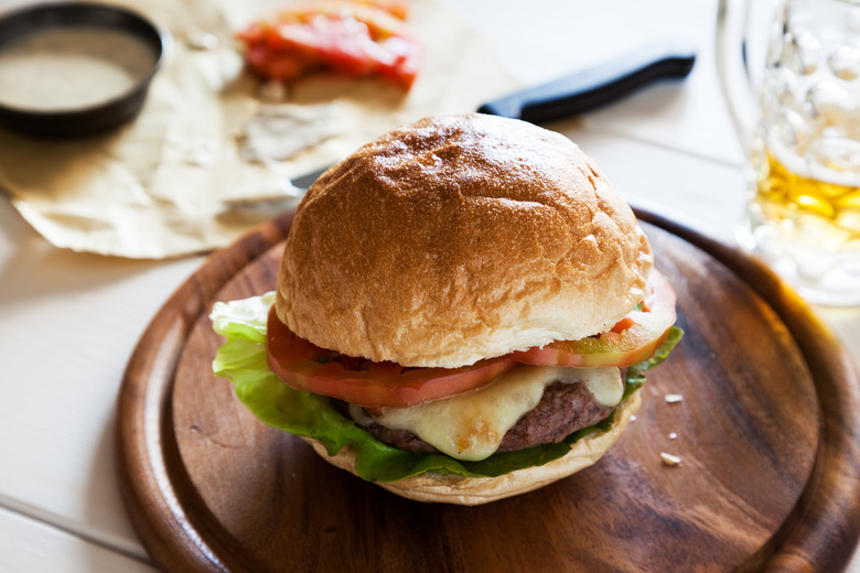 Melty Mozzarella Burger