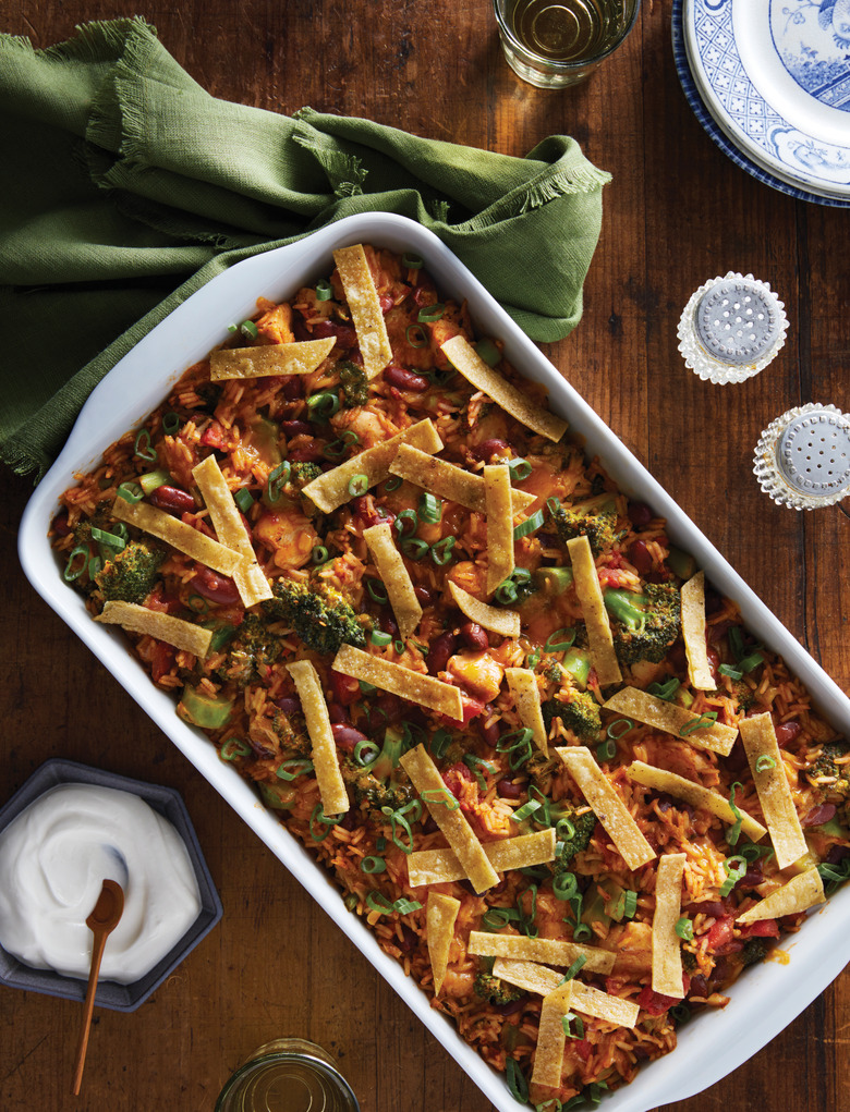 Mexican Chicken and Rice Casserole