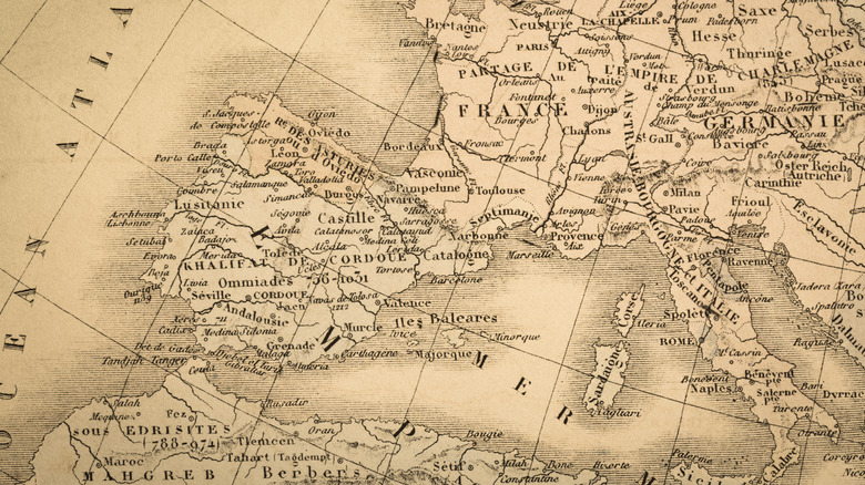 Old Castille map