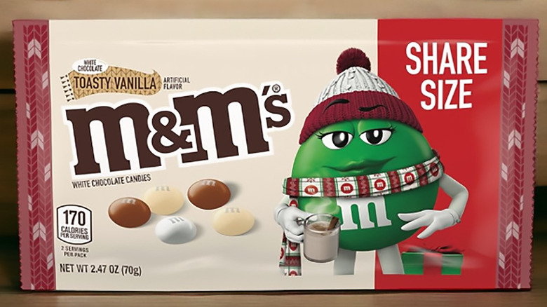 Box of Toasty Vanilla M&M's