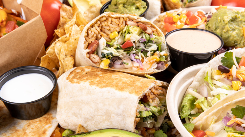 Tex-Mex menu items