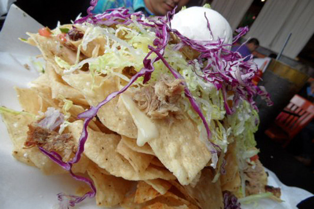 Supersized Nachos: The Incredible Tower of Nachos