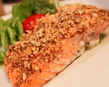 Mustard-Baked Salmon