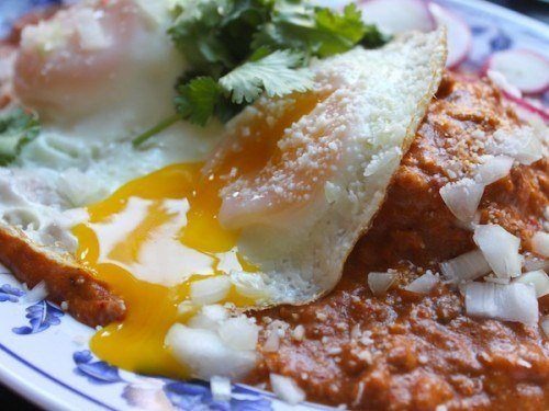 A runny egg at Cabrito