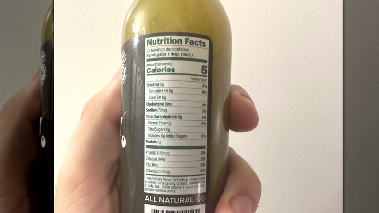 Newks pickle sauce nutrition facts