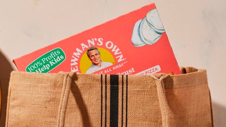 Newman's Own frozen pizza box