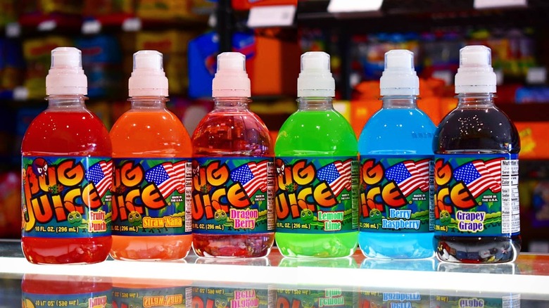 line of bug juice flavors