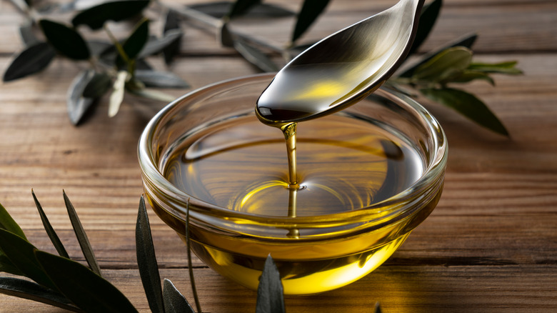 olive oil dish