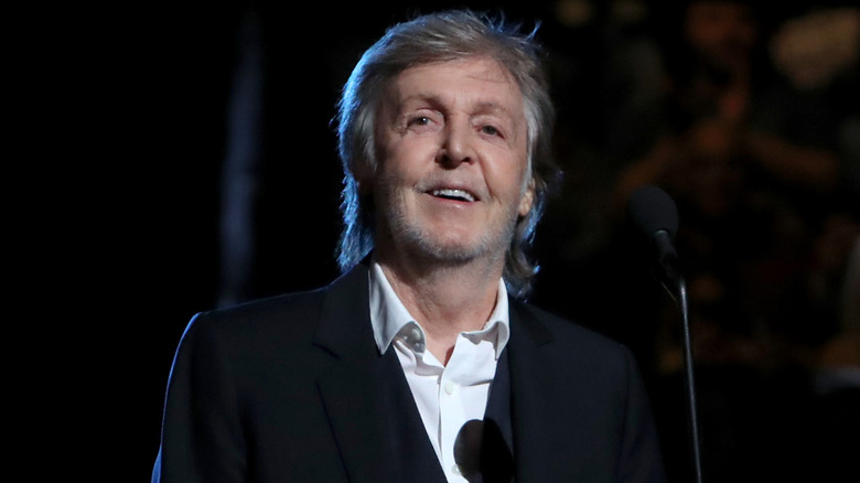 Close-up of Paul McCartney smiling