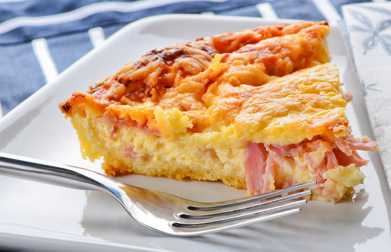 Ham and Swiss Quiche