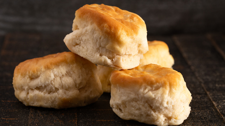 biscuits on table