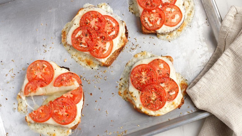 Oregano grilled cheese