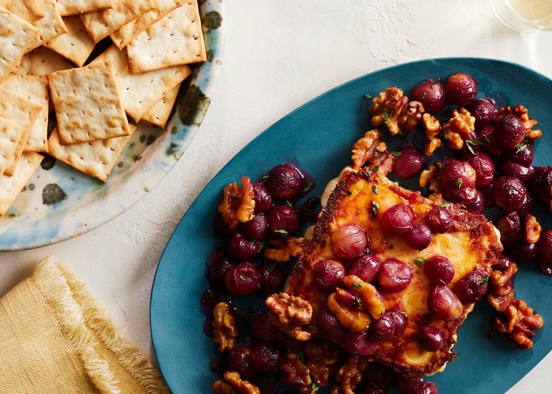 Pan-Fried Feta with Lemon-Honey Dressing
