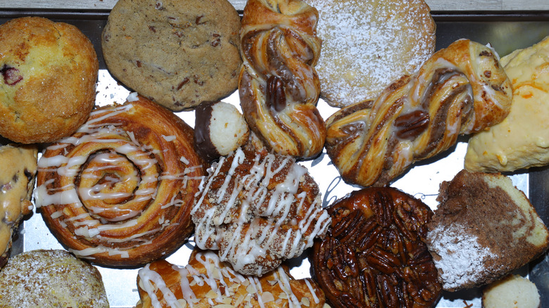 Assorted Panera desserts