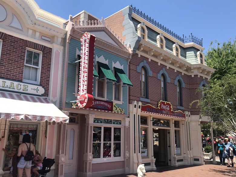 Forced perspective makes buildings appear larger than they are