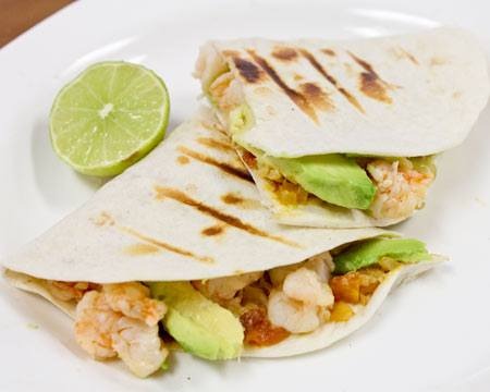 Parmesan Shrimp Quesadillas