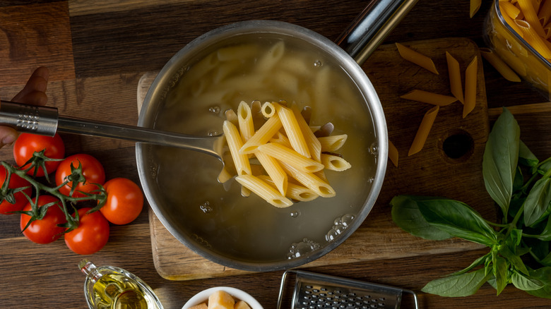 Cooked pasta