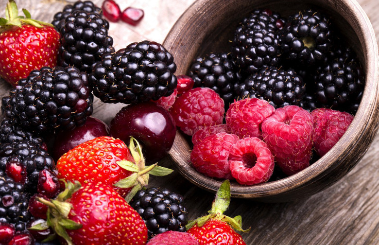 Peanut Butter and Berries Sandwich